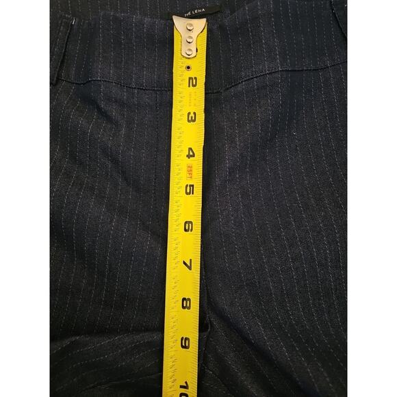 Lane Bryant The‎ Lena Ankle Striped Dress Pants Size 16 Navy Blue - Picture 8 of 11